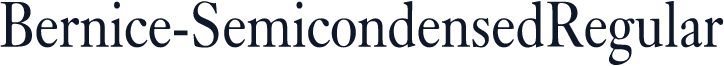 Bernice-SemicondensedRegular