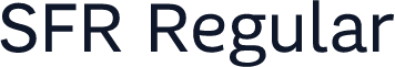 SFR Regular