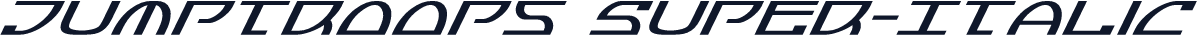 Jumptroops Super-Italic