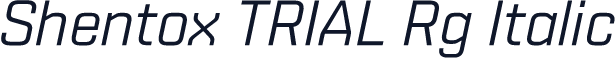Shentox TRIAL Rg Italic