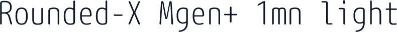Rounded-X Mgen+ 1mn light