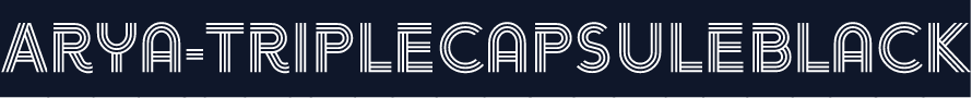 Arya-TripleCapsuleBlack