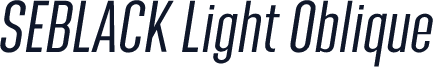 SEBLACK Light Oblique