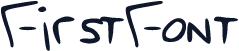 FirstFont