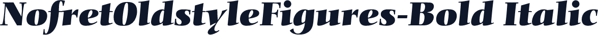 NofretOldstyleFigures-Bold Italic