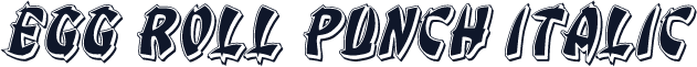 Egg Roll Punch Italic