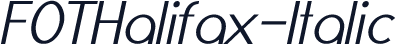 FOTHalifax-Italic