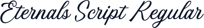 Eternals Script Regular