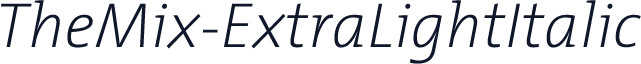 TheMix-ExtraLightItalic
