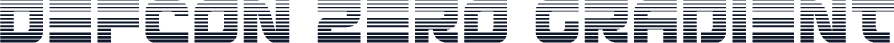 Defcon Zero Gradient