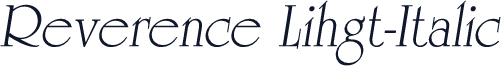 Reverence Lihgt-Italic