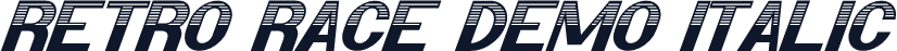 Retro Race Demo Italic