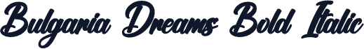 Bulgaria Dreams Bold Italic