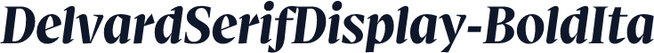 DelvardSerifDisplay-BoldIta
