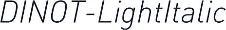 DINOT-LightItalic
