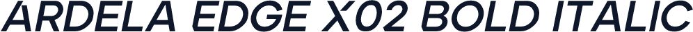 Ardela Edge X02 Bold Italic