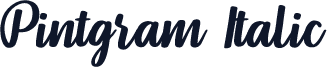 Pintgram Italic