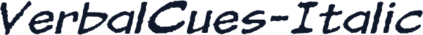 VerbalCues-Italic