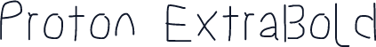 Proton ExtraBold