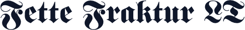 Fette Fraktur LT