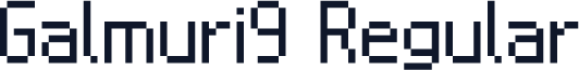 Galmuri9 Regular