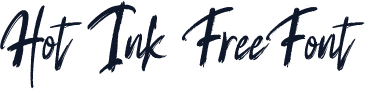 Hot Ink FreeFont