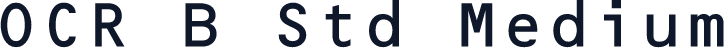 OCR B Std Medium