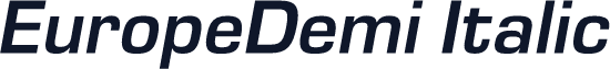 EuropeDemi Italic
