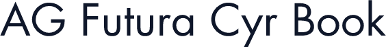 AG Futura Cyr Book