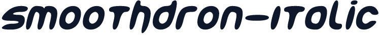 Smoothdron-Italic