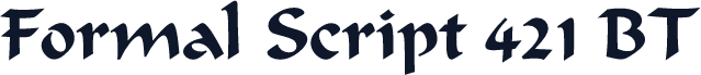 Formal Script 421 BT