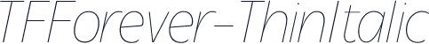 TFForever-ThinItalic