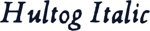 Hultog Italic