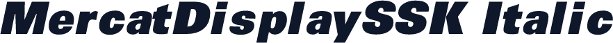 MercatDisplaySSK Italic