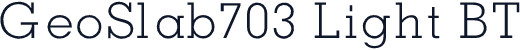 GeoSlab703 Light BT