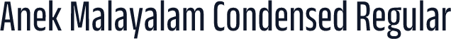 Anek Malayalam Condensed Regular