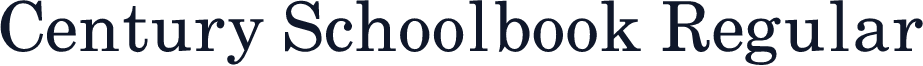 Century Schoolbook Regular