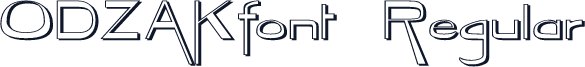 ODZAKfont Regular