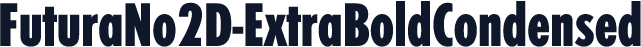 FuturaNo2D-ExtraBoldCondensed