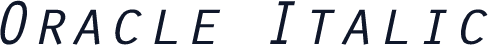 Oracle Italic