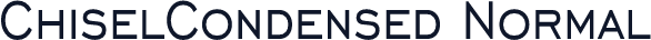 ChiselCondensed Normal