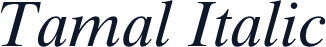 Tamal Italic