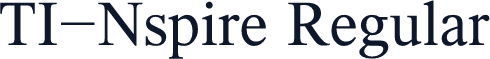 TI-Nspire Regular