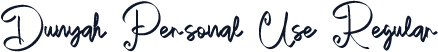 Dunyah Personal Use Regular