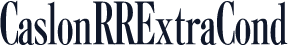 CaslonRRExtraCond