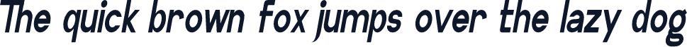 Boreland Demo Condensed Italic
