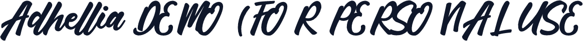 Adhellia DEMO (FOR PERSONAL USE