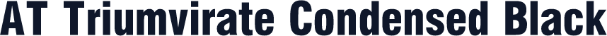 AT Triumvirate Condensed Black