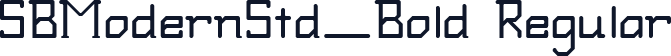 SBModernStd_Bold Regular