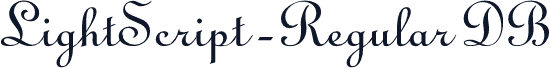 LightScript-Regular DB